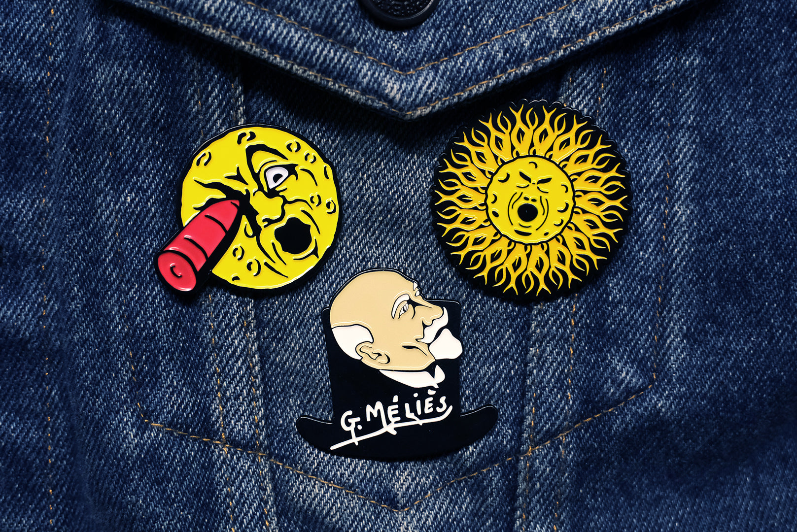 Georges Méliès Limited Edition Enamel Pins – Flicker Alley